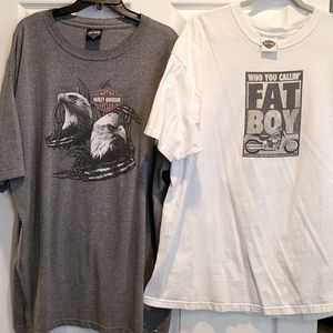 2 Harley Davidson lot